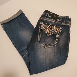 Miss Me Signature Cropped Jean Size 31 Womens